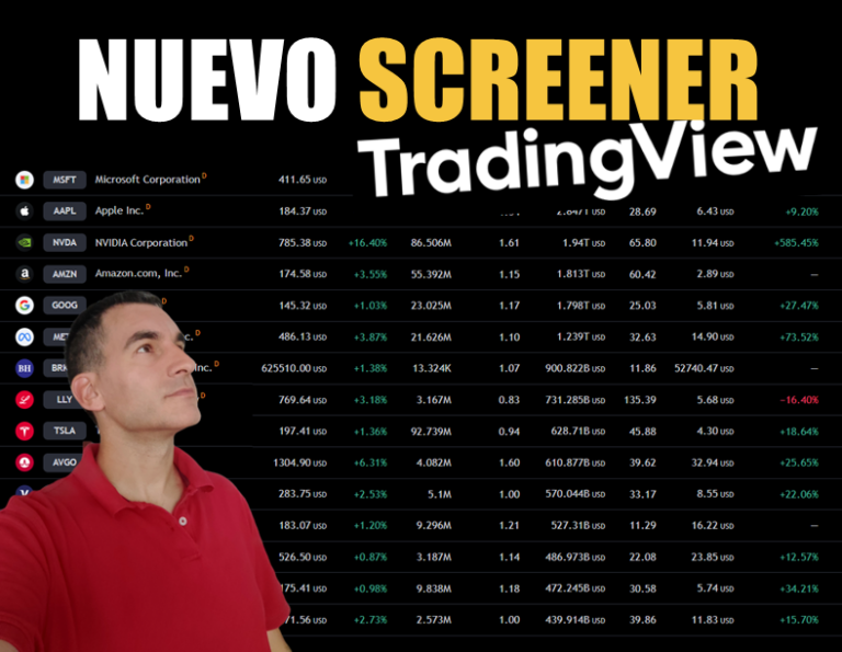 El nuevo Screener de TradingView (¡Espectacular!)