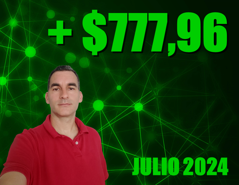 Resultados cartera del Swing Trader para julio 2024